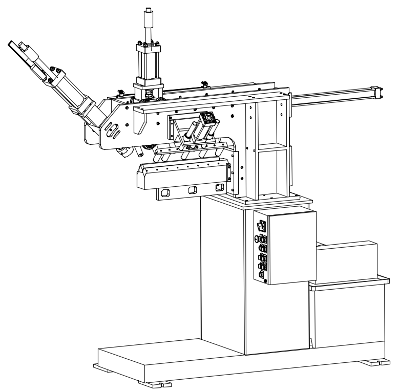 Integrated Sewing and Angle Pressing Machine