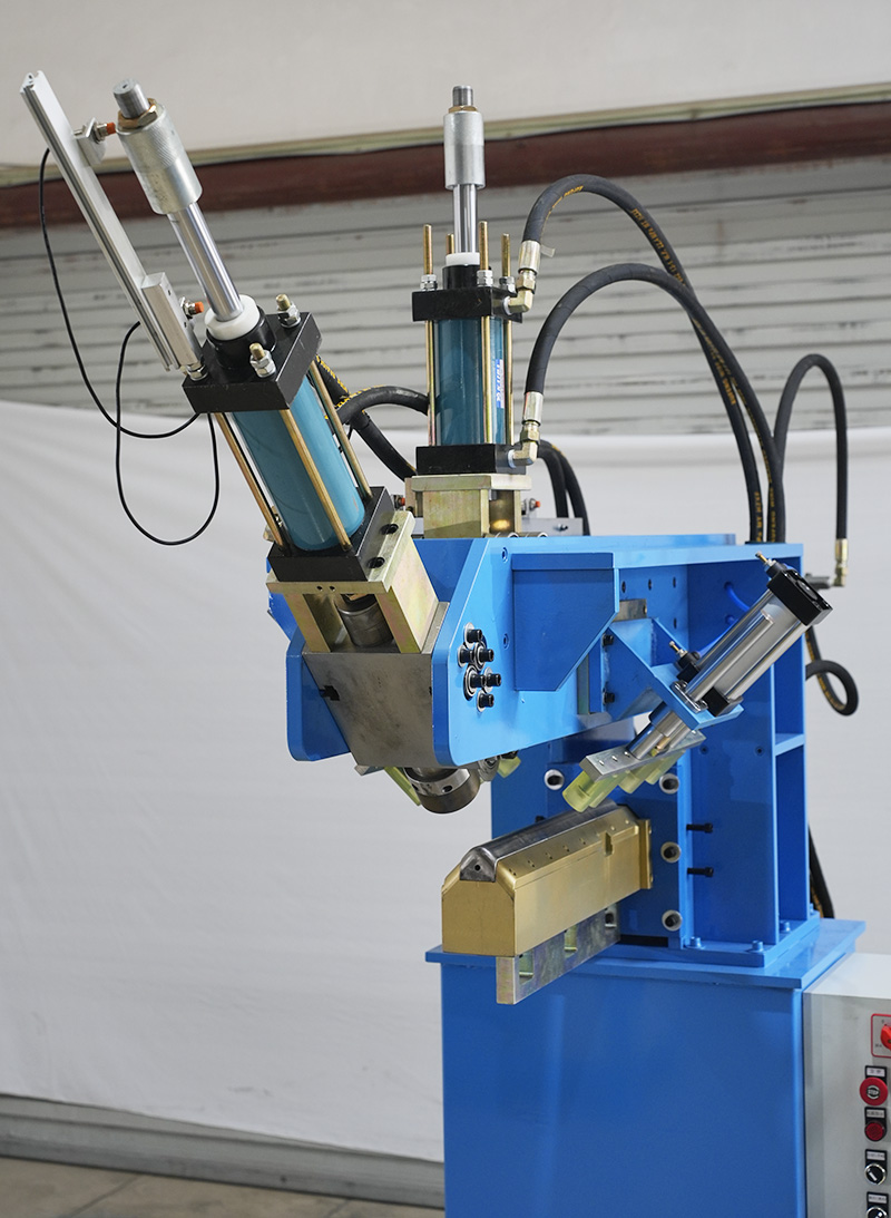 Integrated Sewing and Angle Pressing Machine